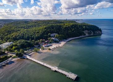 Gdynia Orłowo Molo i Klif. fot. M. Czachorowski