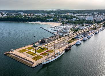 Molo Południowe, Marina Gdynia, plaża Śródmieście. fot. M. Sałatowski 